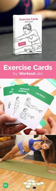 LOVE these Exercise Cards!! Get yours at Workoutlabs.com/...