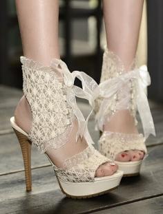 #lace heels