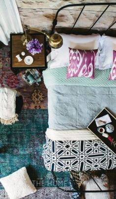 30 Fascinating Boho Chic Bedroom Ideas. I just like the one pictures here