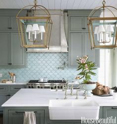 #Kitchen of the Month, September 2014. Design: Urban Grace Interiors. Tile.