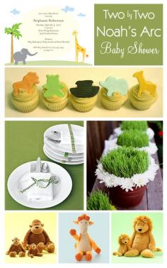 Noah’s Arc Baby Shower Theme | Project Nursery perfect for a mom expecting twins!