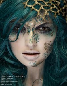 Scary mermaid makeup