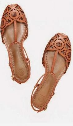 brown sandal flats