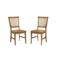 Find furniture standalone seating at Target.com! These simple, stylish arts & crafts dining chairs will add charm to any room. This set of two chairs is perfect for the kitchen, and feature a high back and feature a beautiful, oak-color finish.
