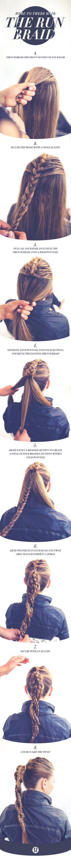 Here-to-there hair: Watch and learn how to create the perfect run braid