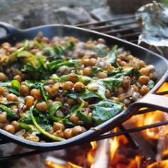 Vegan Camp Fire Chickpeas Recipe