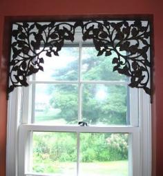 Use brackets to decorate a window that doesn’t need to be covered up with curtains. | 31 Easy DIY Upgrades That Will Make Your Home Look More Expensive