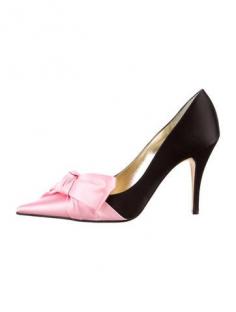 Christian Lacroix Satin Bow Pumps