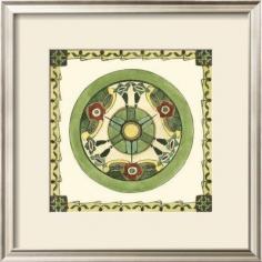 Arts and Crafts Plate VI - Framed Art Print