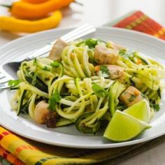 Cilantro Chicken Zucchini Noodles Recipe