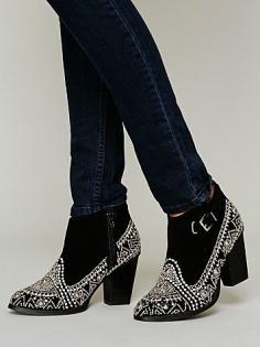 Free People "After Dark" ankle boots