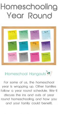 Homeschooling Year Round - don't miss these tips and tricks from experienced homeschooling families