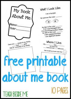 Free-Printable-About-Me-Book