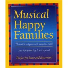 Happy Families with a musical twist! Collect as many instrument groups of four as you can to win the game!A great way to improve instrument recognition using the game's special quartets, including The Standing Stones (rock band), The Woodentops (woodwind quartet), The Blue Notes (jazz quartet) and The Rupees (Indian band).Perfect for home or classroom. For two or more players, age four and upwards.