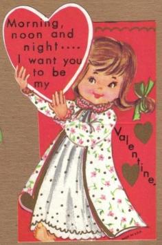 Vintage Valentine's Day card.