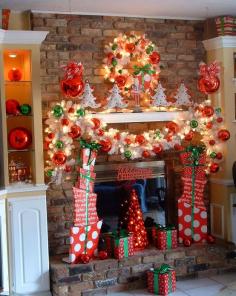 Christmas Decorating - mantels