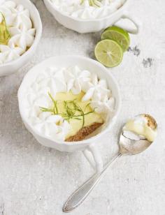 Individual Frozen Key Lime Pie