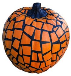 Art Projects for Kids. Mosiac pumpkin.