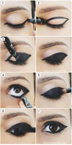 Party makeup Tutorial for Brown or Black eyes