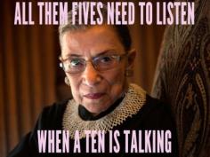Ruth Bader Ginsburg Kind Of Loves That We Call Her The Notorious R.B.G.
