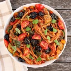 Mediterranean Vegetable Spaghetti