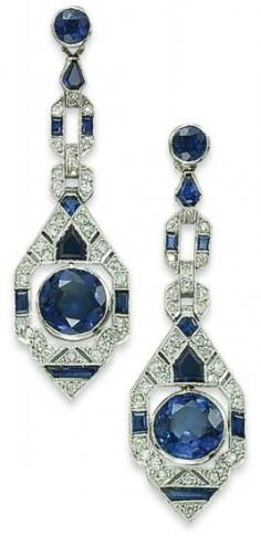 Earrings 1925 Art Deco