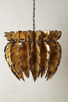 Feathered Chandelier #anthrofav #greigedesign