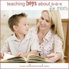 Looking for some practical strategies for talking to your boys about sex? Thoughts from one mom to another.