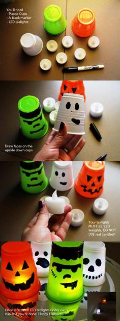 Top 10 Best DIY Halloween Projects...cute, easy ideas for young kids at Halloween.