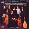 For music in the key of doleful, try this Amon Ra disc called In Nomine by the English ensemble Fretwork. Featuring entirely sixteenth century English music for viols and lute, this disc concentrates nearly entirely on the dark, the dreary, and the dismal. Naturally, this predilection does not preclude musical excellence. Whether written by the very well known Thomas Tallis and John Taverner or the less well known Robert Johnson and John Baldwin, the works here are never less than skillfully and lovingly composed. But with their mostly meditative tempos, consistently dusky tone, and predominantly minor-keyed harmonies, the works here dwell almost exclusively on the melancholy side of the human experience. The performances, like the music, are also excellent. Fretwork - five talented violists playing treble, tenor, bass, and great bass viols plus a lone lutenist - is a tight but relaxed string ensemble with clear, expressive lines and a warm, nuanced tone. Though those who enjoy Mendelssohn's optimism may not find this music especially edifying, listeners who value Dowland's pessimism may find Fretwork's In Nomine fits their taste. Dating from 1987, the sound here is cool, clear, and nicely reverberant. ~ James Leonard, Rovi