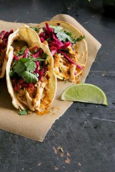 Cayman Chicken Tacos. LOTS of spice!!