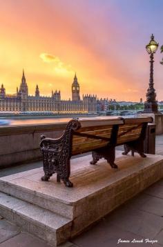 Photo Bench on The Thames