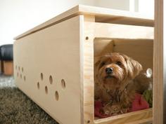 DIY Pet Crate Coffee Table - Erin Loechner