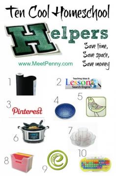 10 homeschool helpers - some you may have never thought about before!