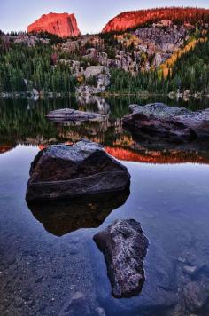 Bear Lake, Rocky Mountain National Park, Colorado. Would love to hike here. Not backpacking, just day hikes.