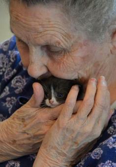 .Mittens visits the nursing home ● Precious.