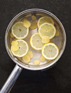 Homemade Lemon Ginger Tea Recipe