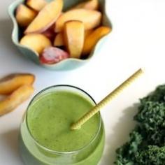 peachy pineapple kale smoothie