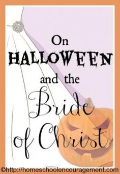 If you are thinking about stepping away from Halloween this year, my post might give you some food for thought. #halloween #christianity