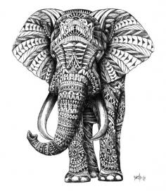 Ornate Elephant by ~BioWorkZ on deviantART