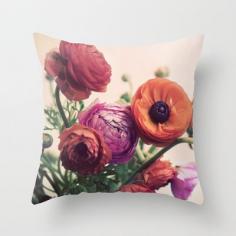 Ranunculus Throw Pillow by Elle Moss - $20.00