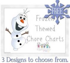 FREE Frozen Themed Chore Charts limited time from #sponsor @Educents Educational Products!