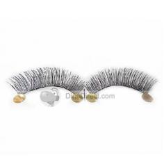 If you want to be more beautiful, the Twinkle Makeup Thick Long Ornament False Eyelashes are perfect for you. This Women False Eyelashes can make your eyes look bright and attractive. They are easy to use and comfortable to wear. Women False Eyelashes are made of high quality material. They Can be used many times if they are used and removed properly. Women False Eyelashes can help your eyes stand out. Once you try wearing these False Eyelashes you won't want to go back to normal lashes.