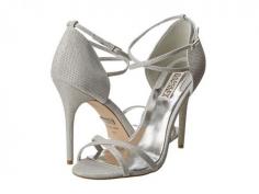 Badgley Mischka - Dominique Silver Metallic Mesh