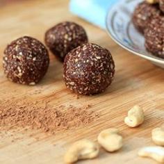 Raw vegan brownie bliss balls Recipe