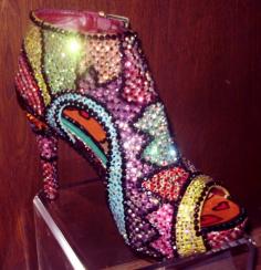 The most expensive shoes I've seen! very Glam ;)