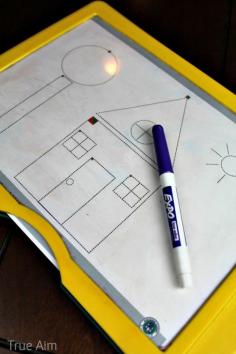 Simple how-to-draw worksheets for Preschool & Kindergarten