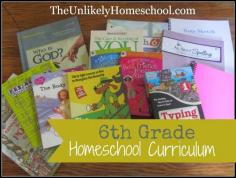 6th Grade Homeschool Curriculum 2014-2015 {The Unlikely Homeschool}