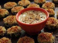 Home Skillet - Cooking Blog: Battle of the Bloggers - Za'atar and Sesame Zucchini Bites with a Sesame Lemon Dipping Sauce