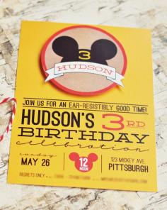 Classic & Crafty Mickey Mouse Birthday Party